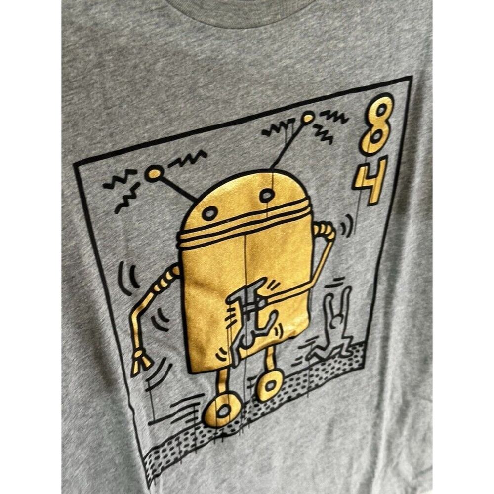 Keith Haring Gold Robot | Size Medium | Uniqlo Mo… - image 4